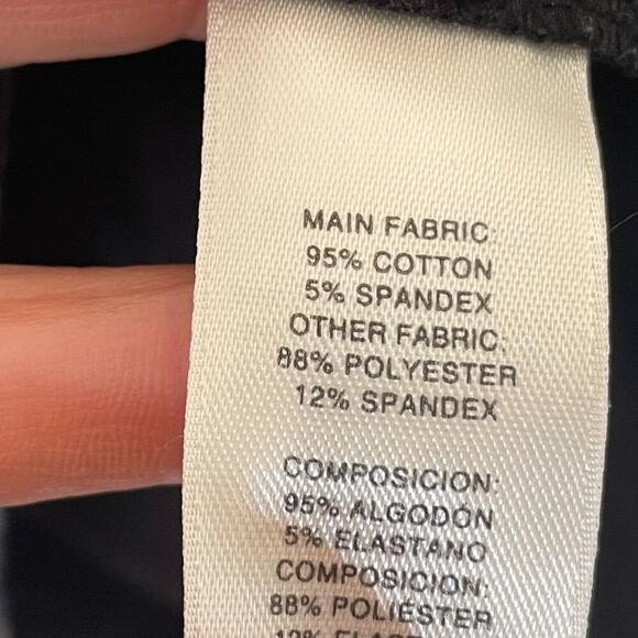 Chico's Weekend Lightweight Cotton Blend Animal Print Black White Zip Up Vest L - Picture 11 of 14